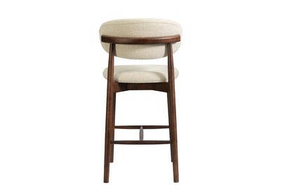 NEW - Counterstoel 'Clara' Essenhout Walnoot - Ote Milan 103 Beige (1/doos) - foto 9