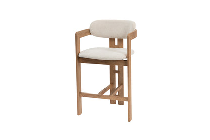 NEW - Counterstoel 'Camille' Essenhout Naturel Ote Milan 103 Beige (1/doos) - foto 11