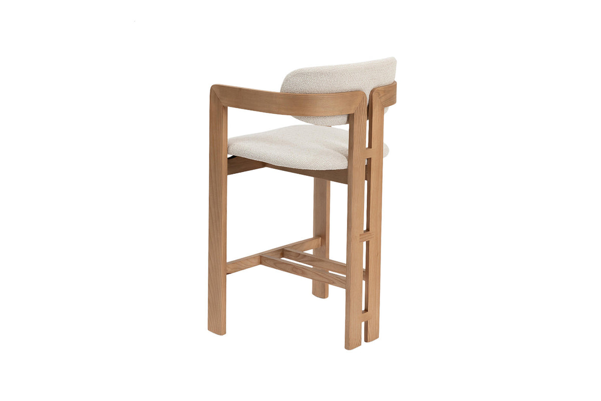 NEW - Counterstoel 'Camille' Essenhout Naturel Ote Milan 103 Beige (1/doos) - foto 9