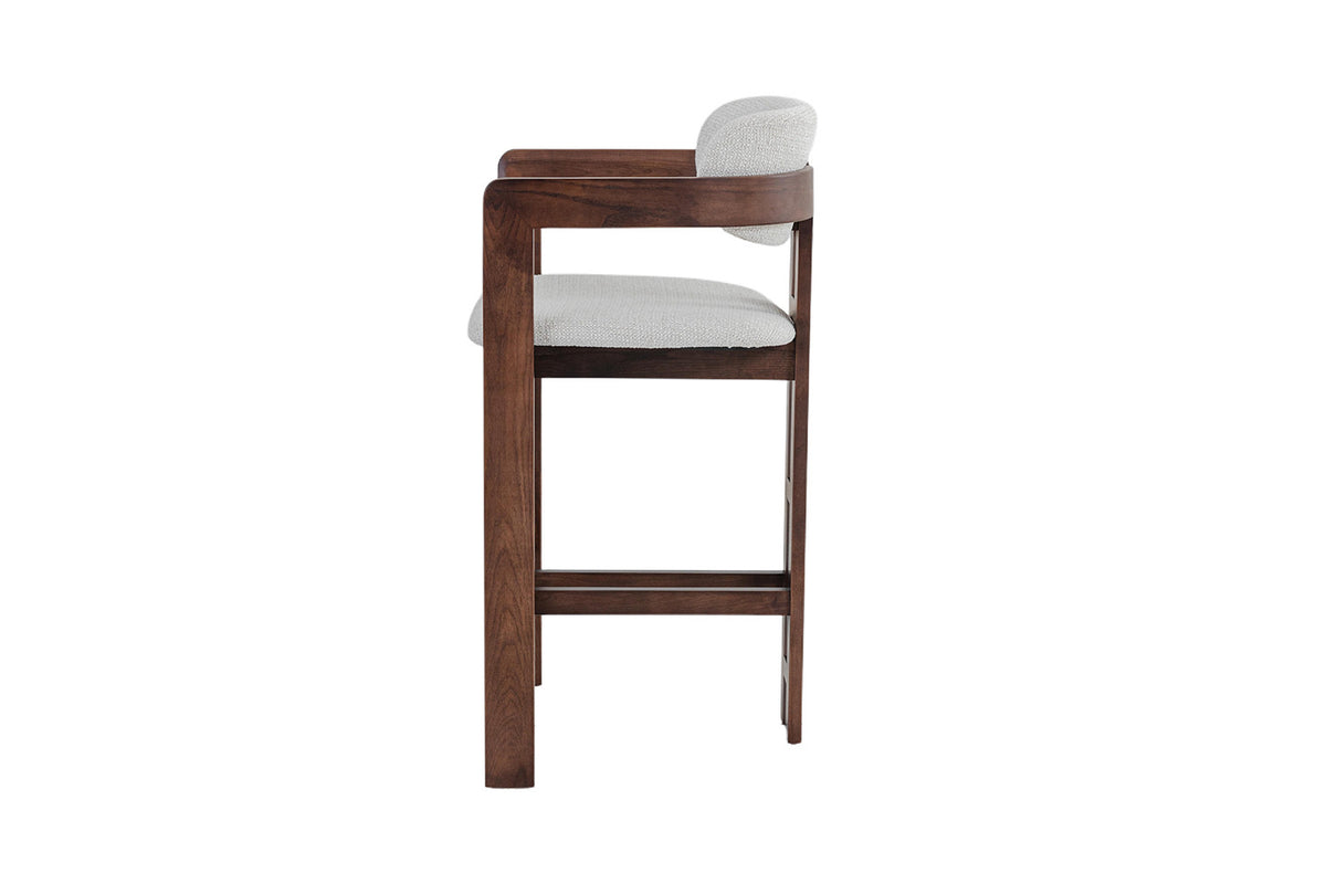 NEW - Counterstoel 'Camille' Essenhout Walnoot Ote Milan 103 Beige (1/doos) - foto 11