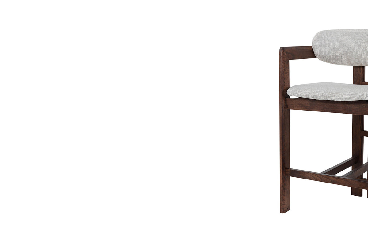 NEW - Counterstoel 'Camille' Essenhout Walnoot Ote Milan 103 Beige (1/doos) - foto 12