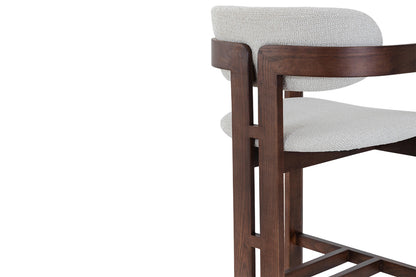 NEW - Counterstoel 'Camille' Essenhout Walnoot Ote Milan 103 Beige (1/doos) - foto 17