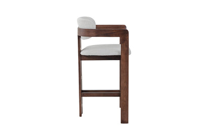 NEW - Counterstoel 'Camille' Essenhout Walnoot Ote Milan 103 Beige (1/doos) - foto 6