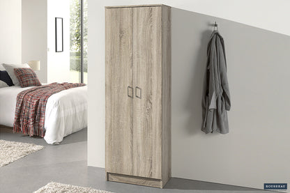 Opbergkast 'Ray' 2 deuren en 4 legplanken Sonoma (1c)