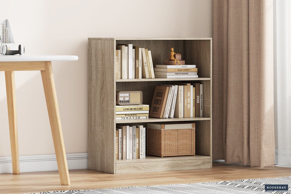 SALE - Boekenkast 'Space' 2 legplanken Sonoma (1c)
