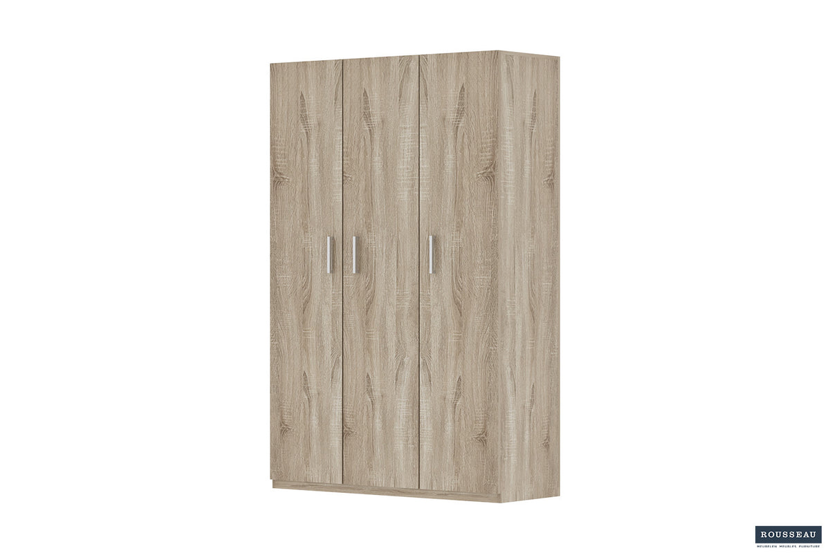 Opbergkast 'Mike' 120 cm 3 deuren Sonoma (3c) - foto 3
