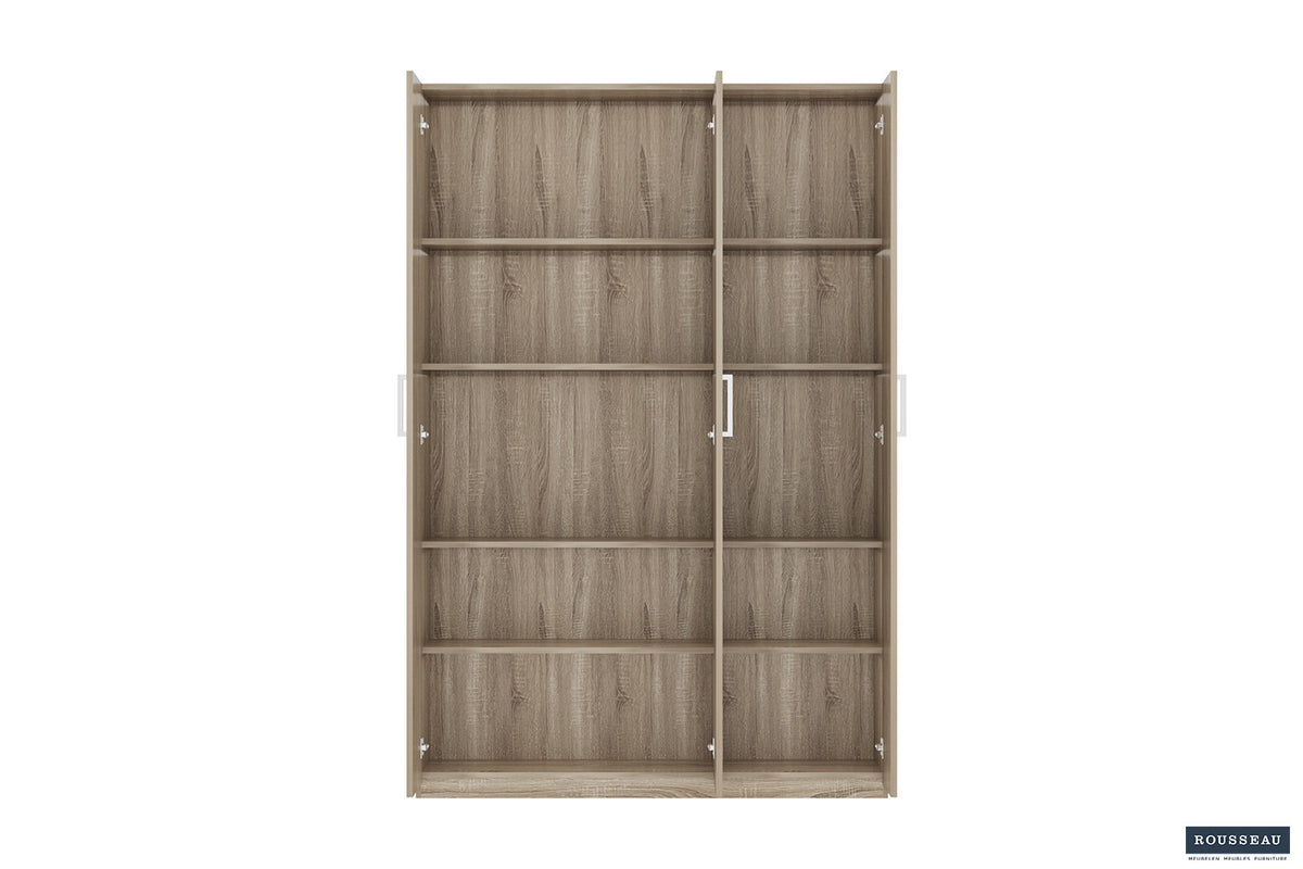 Opbergkast 'Mike' 120 cm 3 deuren Sonoma (3c) - foto 5