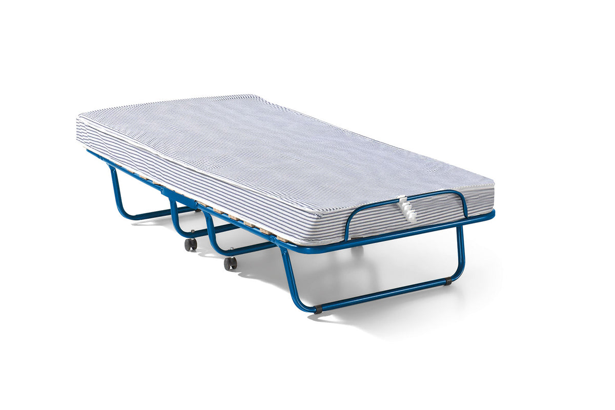 Plooibed 'Safari' 80x190 cm Metaal Blauw (1c) - foto 6