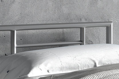 Bed 'Sandro' 90x200 met lattenbodem Grijs  (2c) - foto 2