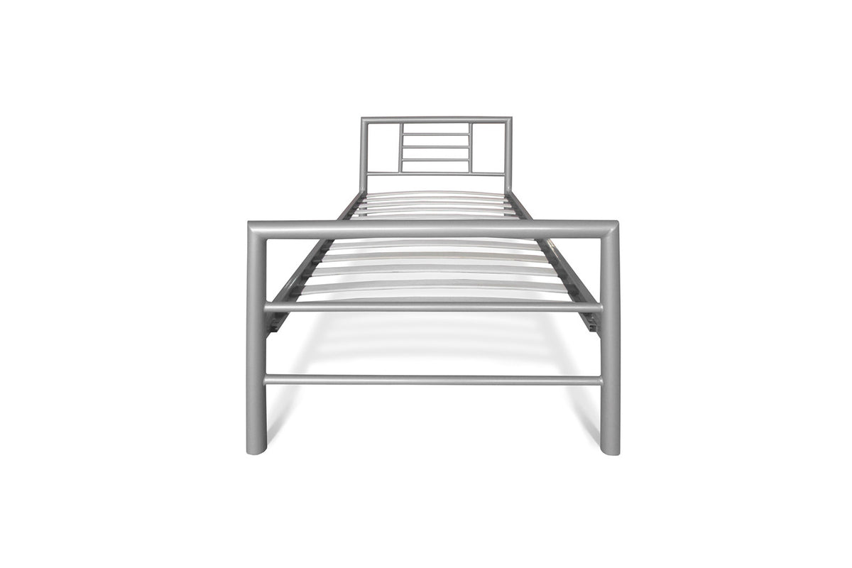 Bed 'Sandro' 90x200 met lattenbodem Grijs  (2c) - foto 7