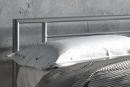Bed 'Sandro' 160x200 met lattenbodem Grijs (2c) - foto 2