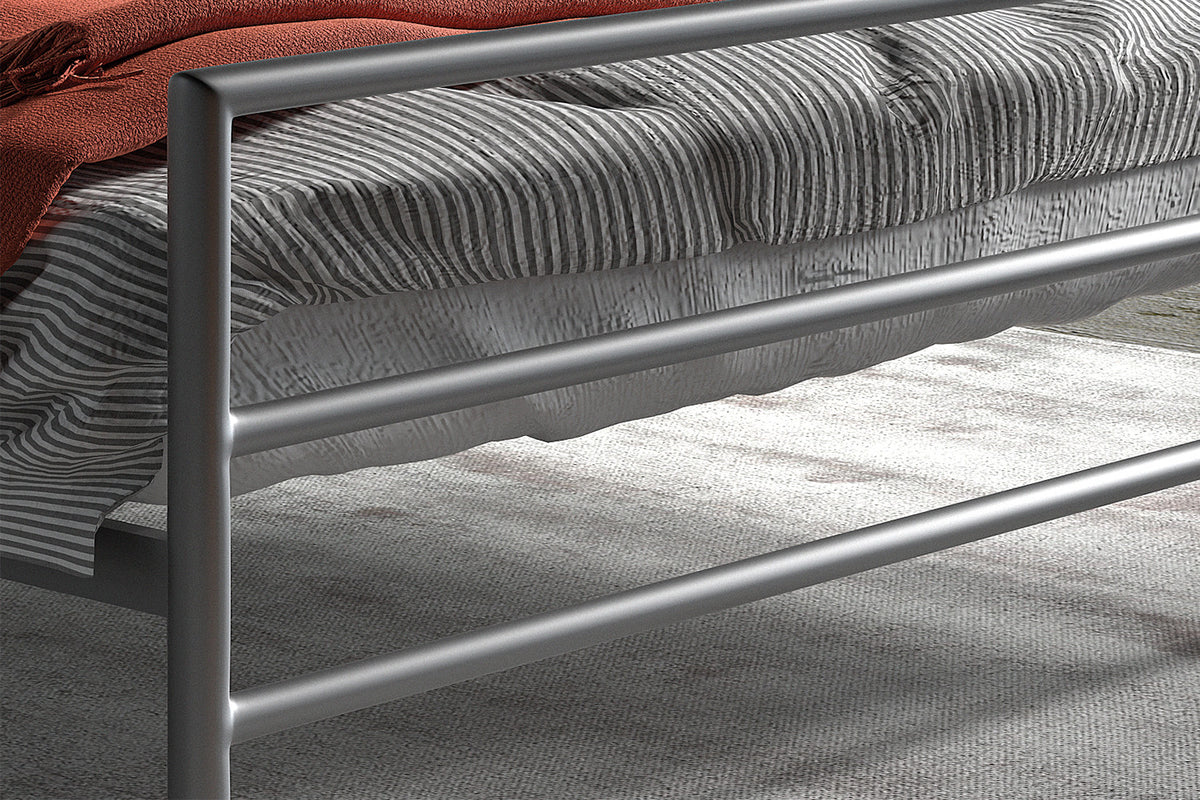 Bed 'Sandro' 160x200 met lattenbodem Grijs (2c) - foto 3