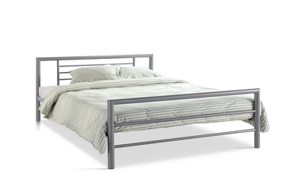 Bed 'Sandro' 160x200 met lattenbodem Grijs (2c) - foto 5
