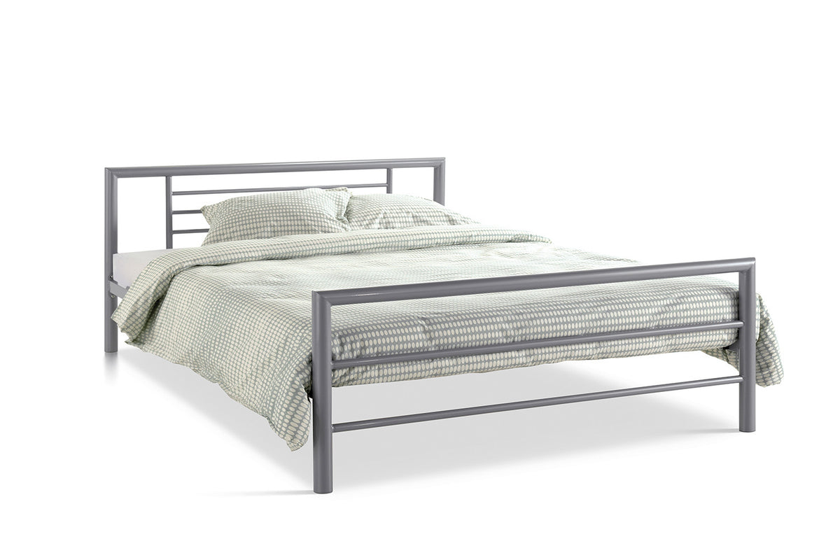 Bed 'Sandro' 160x200 met lattenbodem Grijs (2c) - foto 5