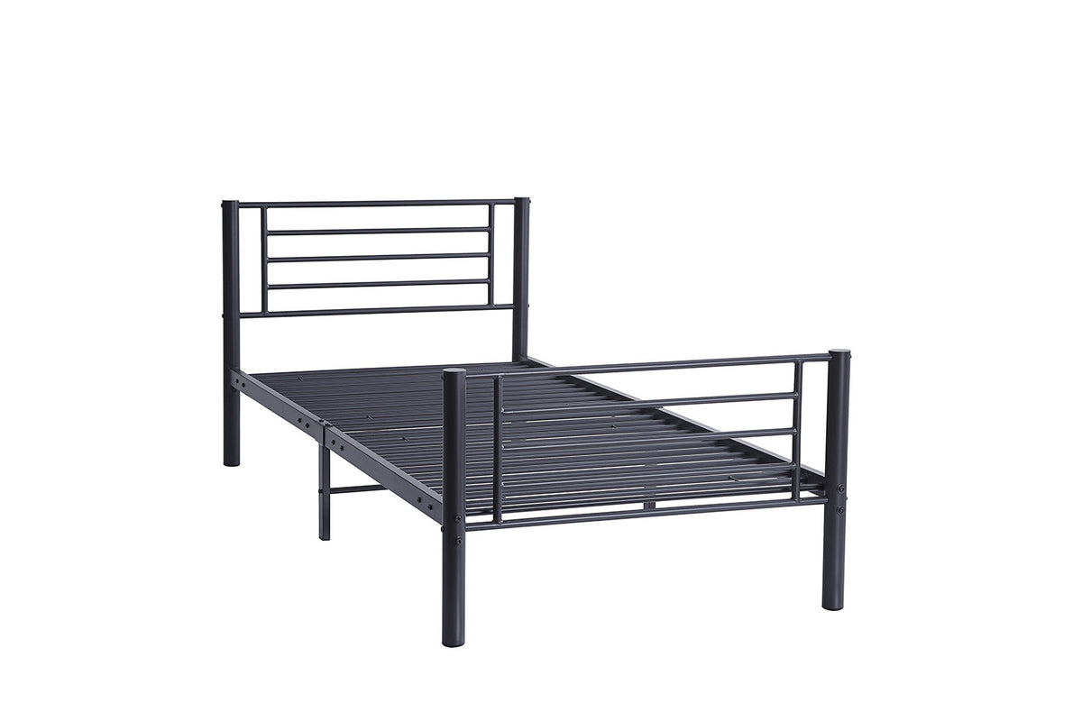 Bed 'Sammy' 90x200 Metaal Donkergrijs (1c) - foto 2