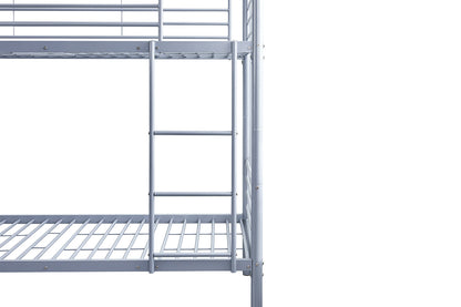 Stapelbed 'Sammy' 90x200 Splitsbaar Metaal Lichtgrijs (2c) - foto 5