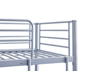 Stapelbed 'Sammy' 90x200 Splitsbaar Metaal Lichtgrijs (2c) - foto 6