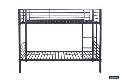 Stapelbed 'Sammy' 90x200 Splitsbaar Metaal Donkergrijs (2c) - foto 2