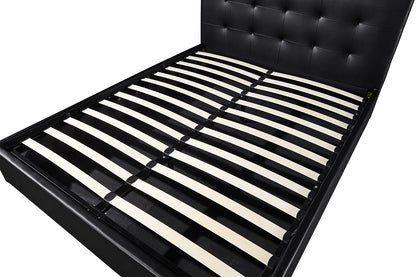 Bed met koffer 'Porto' 160x200 met lattenbodem PU Zwart (2c) - foto 6