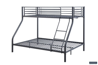 Stapelbed 'Trio' metaal 140/90x200 Donkergrijs (2c) - foto 3