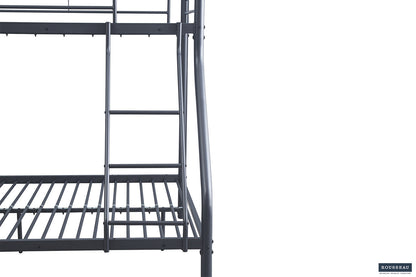 Stapelbed 'Trio' metaal 140/90x200 Donkergrijs (2c) - foto 5