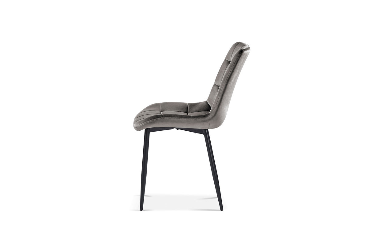 SALE - Stoel 'Juta' Fluweel Taupe (2/doos) - foto 4