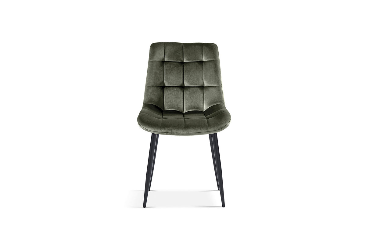 SALE - Stoel 'Juta' Fluweel Groen (2/doos) - foto 3