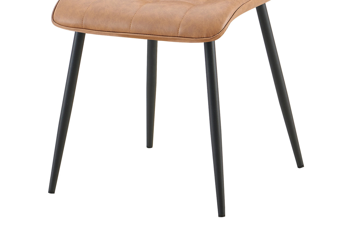 Stoel 'Furas' Vintage PU Cognac (2/doos) - foto 10