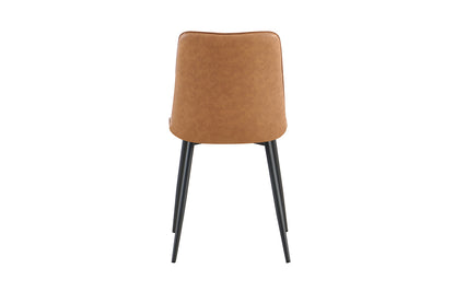 Stoel 'Furas' Vintage PU Cognac (2/doos) - foto 8