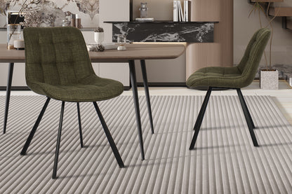 SALE - Stoel 'Ariba' Stof Ote Montego 350 Groen (2/doos)
