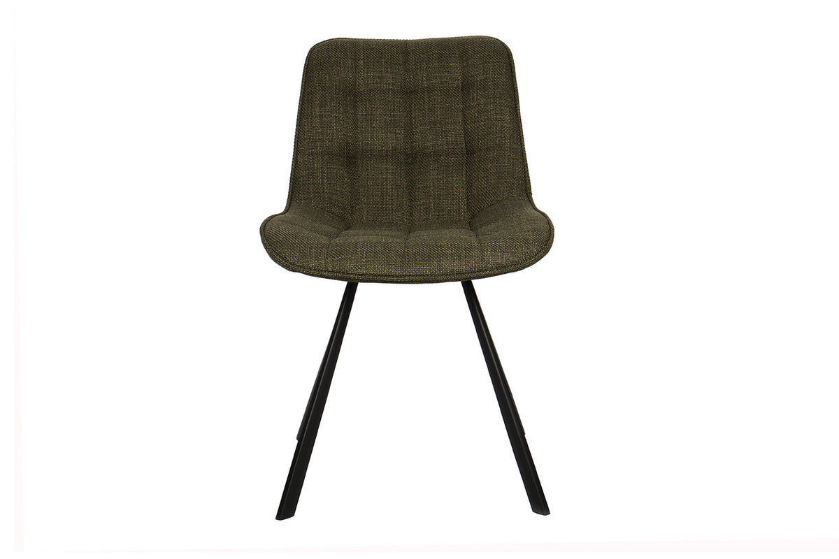 SALE - Stoel 'Ariba' Stof Ote Montego 350 Groen (2/doos) - foto 3