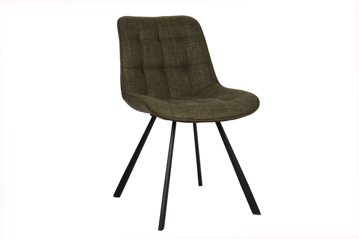 SALE - Stoel 'Ariba' Stof Ote Montego 350 Groen (2/doos) - foto 4
