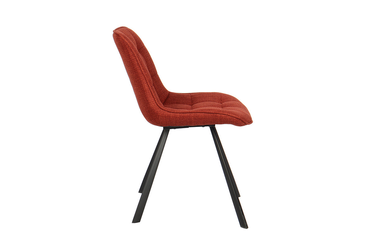 SALE - Stoel 'Ariba' Stof Ote Montego 253 Rood (2/doos) - foto 5