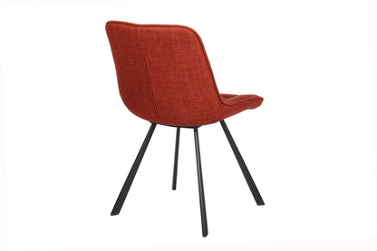 SALE - Stoel 'Ariba' Stof Ote Montego 253 Rood (2/doos) - foto 6