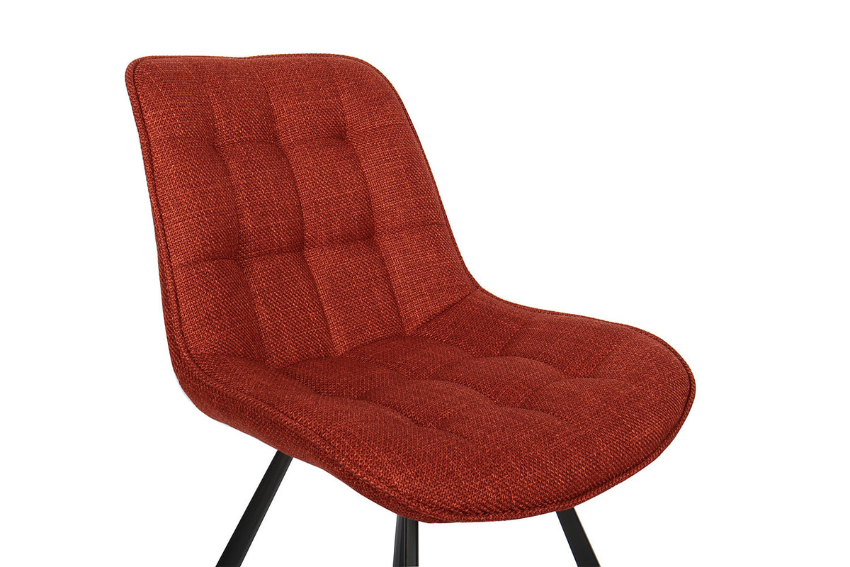 SALE - Stoel 'Ariba' Stof Ote Montego 253 Rood (2/doos) - foto 7