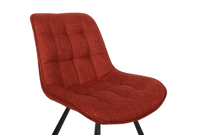 SALE - Stoel 'Ariba' Stof Ote Montego 253 Rood (2/doos) - foto 7