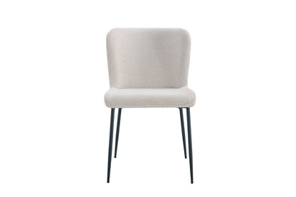 Stoel 'Lisa' Stof Fabb Raven 24 Beige (2/doos) - foto 4