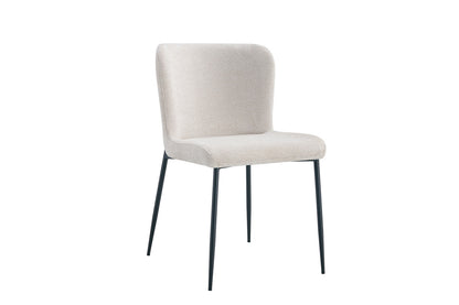 Stoel 'Lisa' Stof Fabb Raven 24 Beige (2/doos) - foto 5