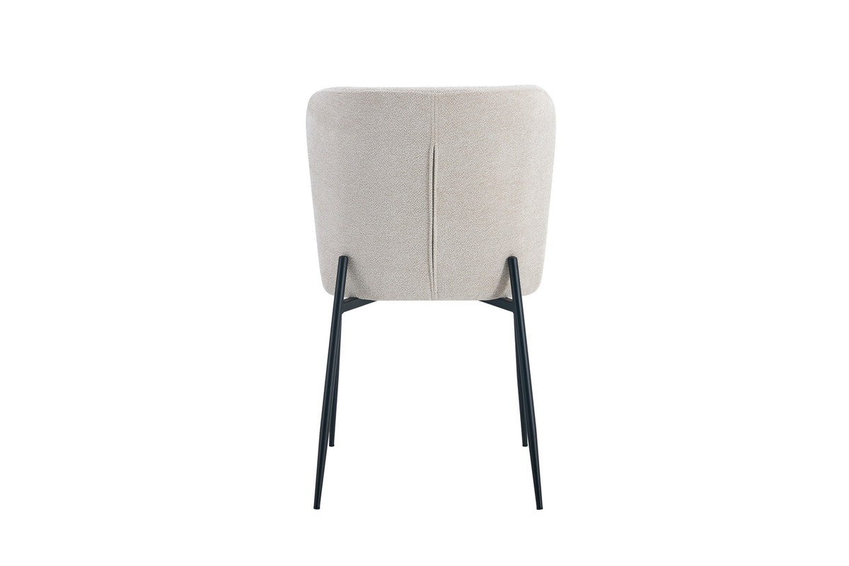 Stoel 'Lisa' Stof Fabb Raven 24 Beige (2/doos) - foto 8