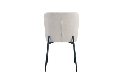Stoel 'Lisa' Stof Fabb Raven 24 Beige (2/doos) - foto 8