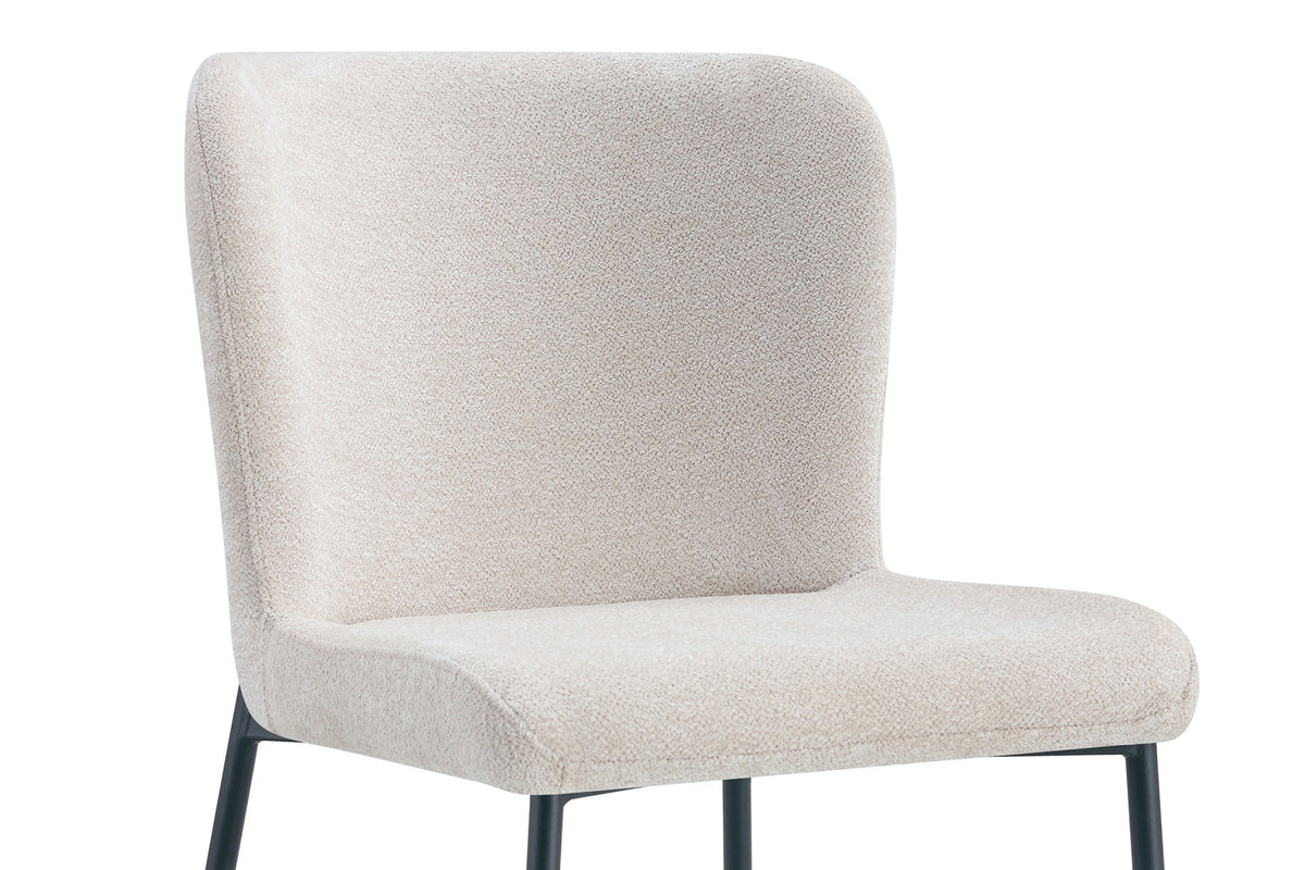 Stoel 'Lisa' Stof Fabb Raven 24 Beige (2/doos) - foto 9