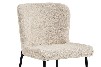 Stoel 'Lisa' Bouclé Beige (2/doos) - foto 8