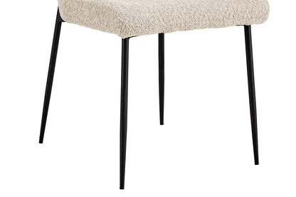 Stoel 'Lisa' Bouclé Beige (2/doos) - foto 9