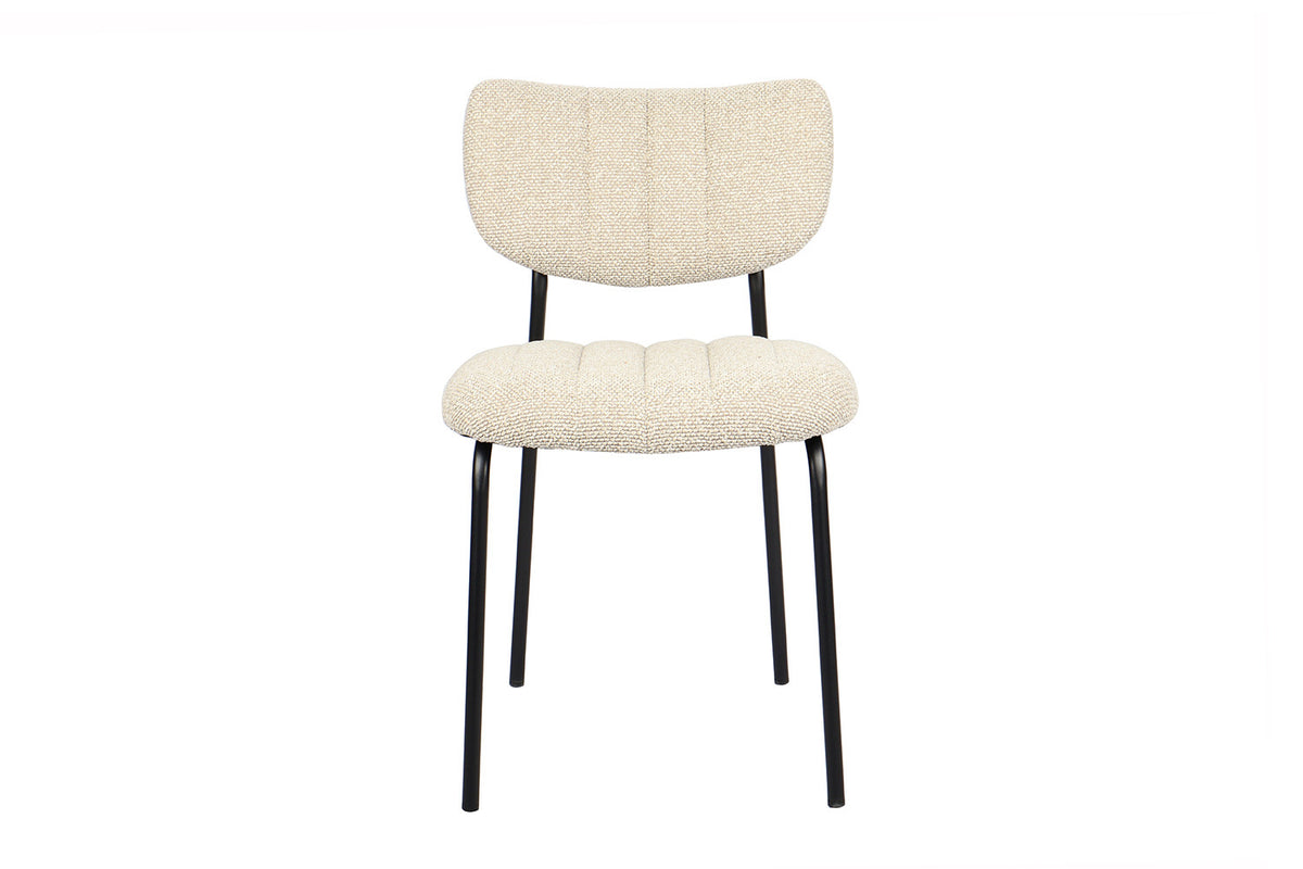 SALE - Stoel 'Antura' Stof Ote Lisa 110 Beige (2/doos) - foto 4