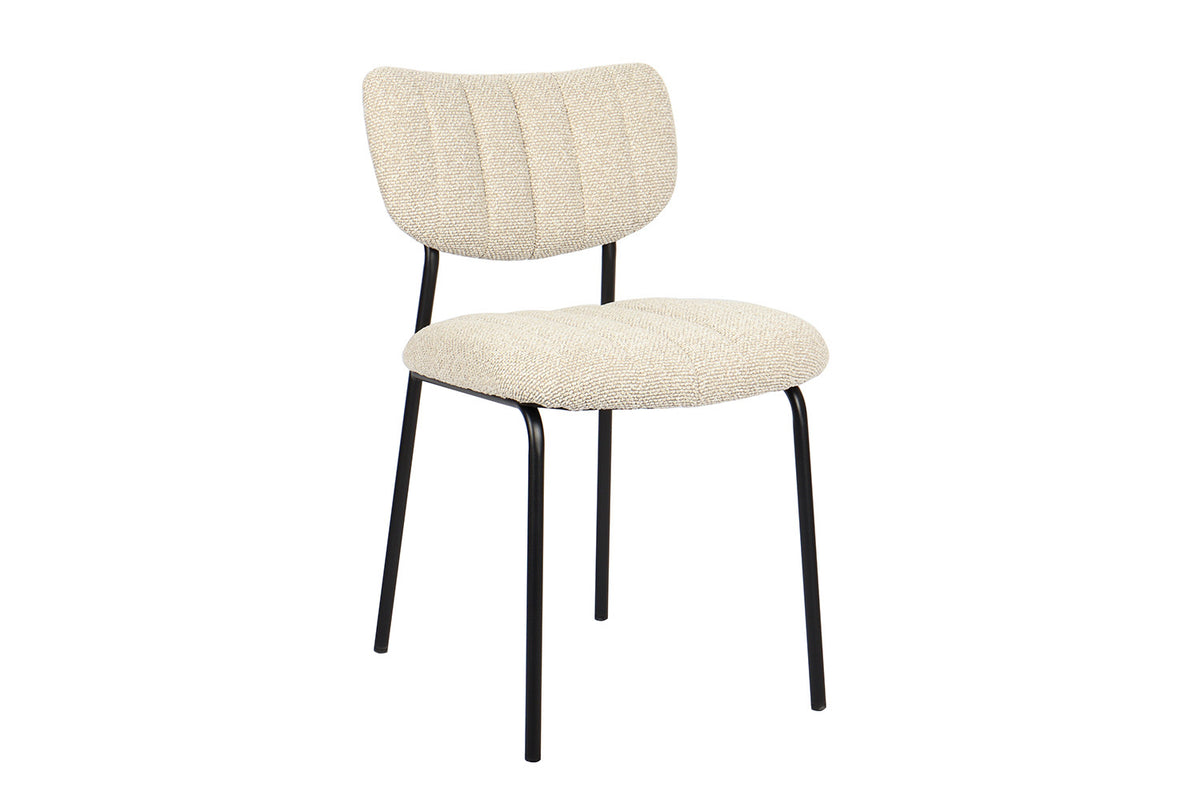 SALE - Stoel 'Antura' Stof Ote Lisa 110 Beige (2/doos) - foto 5
