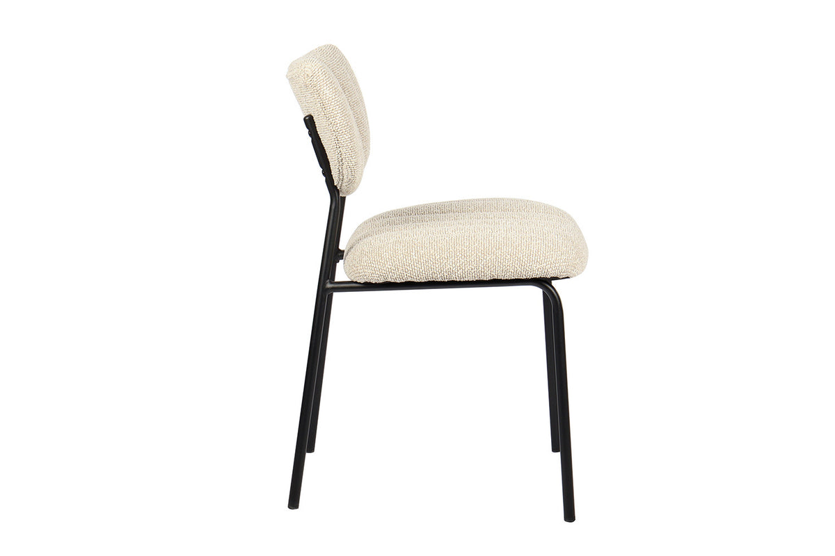 SALE - Stoel 'Antura' Stof Ote Lisa 110 Beige (2/doos) - foto 6