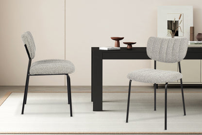 SALE - Stoel 'Antura' Stof Ote Lisa 453 Lichtgrijs (2/doos)