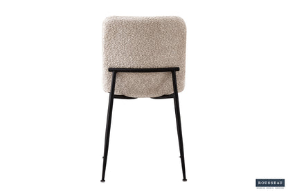 SALE - Stoel 'Alice' Bouclé Beige (2/doos) - foto 6
