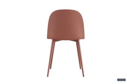 Stoel 'Jasmin' Zitting PP kussen PU Terracotta (2/doos) - foto 7