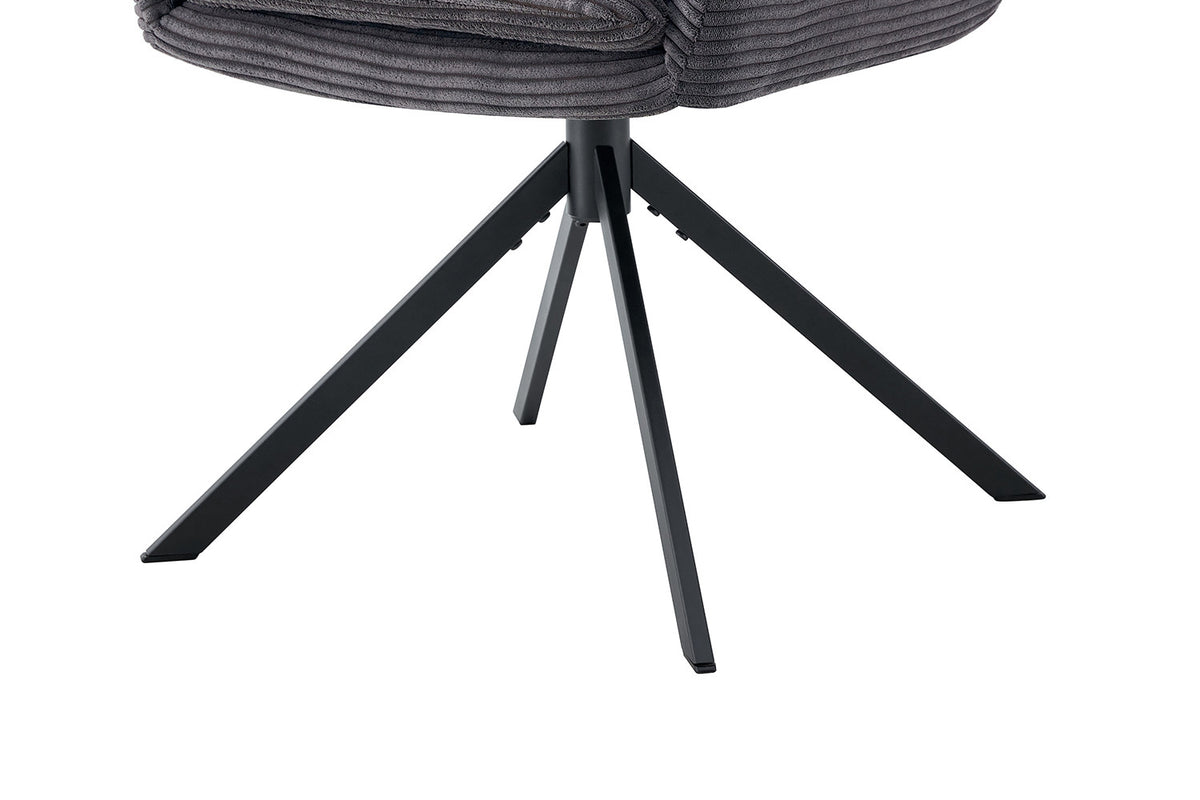 SALE - Stoel 'Luna' Draaibaar tot 0 Corduroy Fabb Hyper 16 Grijs (2/doos) - foto 10